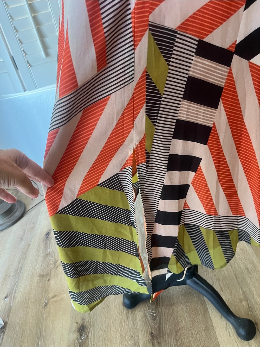 ✨ NWT Colorful Abstract Print Midi Dress | Size Small ✨ - Picture 8 of 13